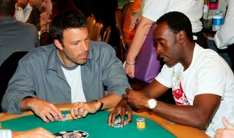 Actor Ben Affleck is known for his addiction to gambling