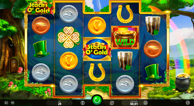 Winning in Stacks O'Gold machine