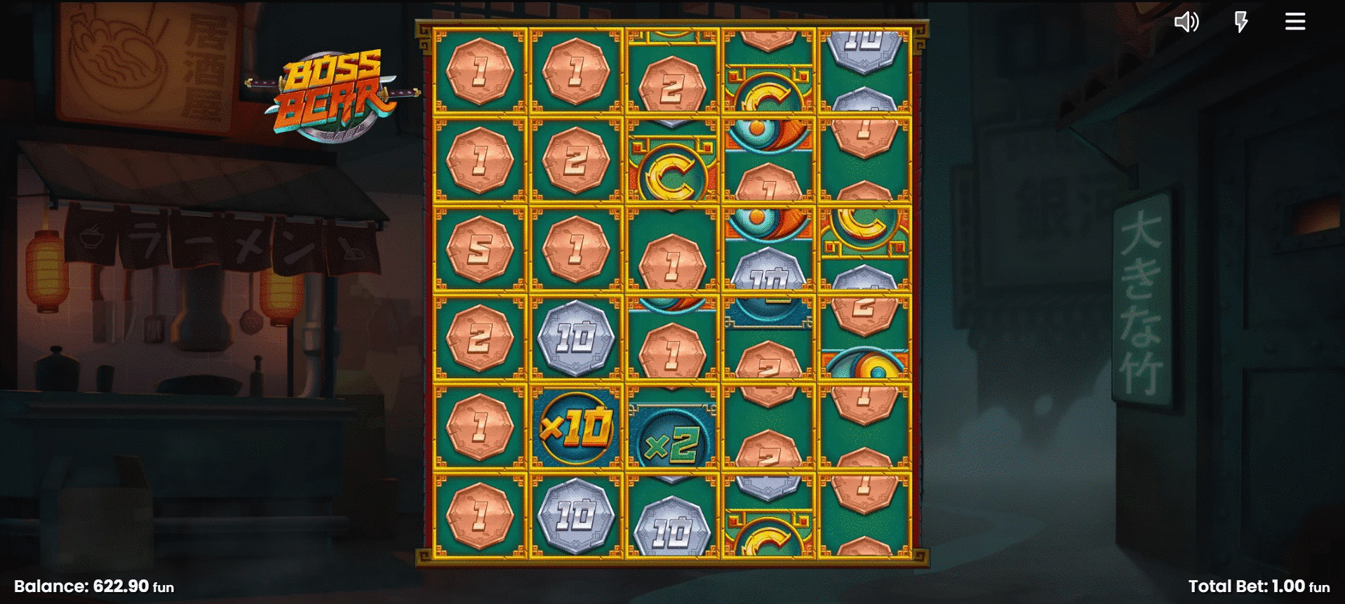 Bonus game with instant payouts